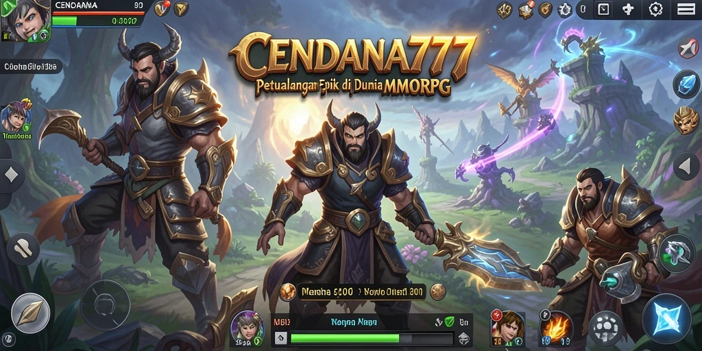 Gameplay CENDANA777 yang mendebarkan dan penuh aksi di dunia MMORPG.