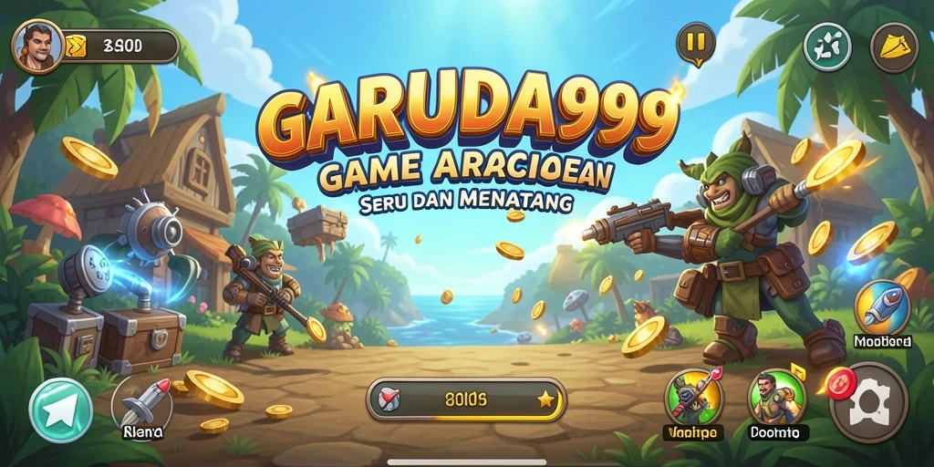 Tampilan gameplay yang seru dan menantang dalam GARUDA999.