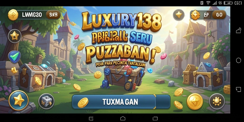 Screenshot gameplay LUXURY138 menampilkan teka-teki seru yang menantang.