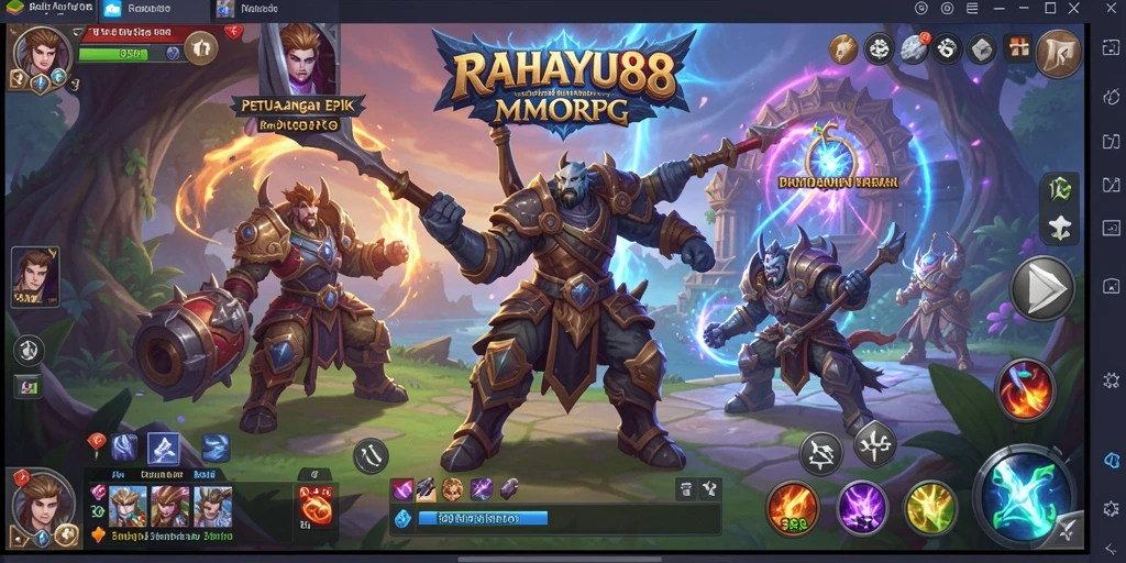 Screenshot menampilkan petualangan seru dalam RAHAYU88 dengan grafis menakjubkan.