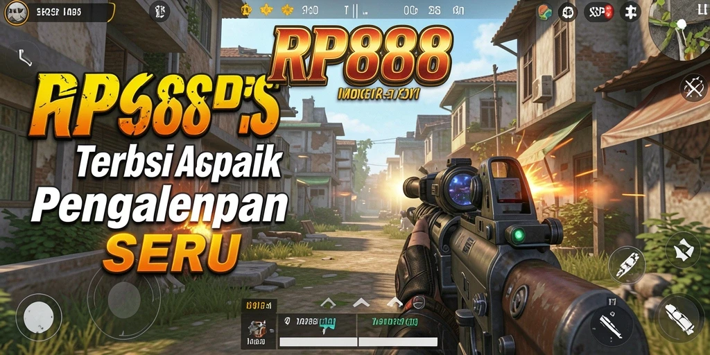 Screenshot RP888 menampilkan aksi tembak-menembak yang mendebarkan dalam game TPS.