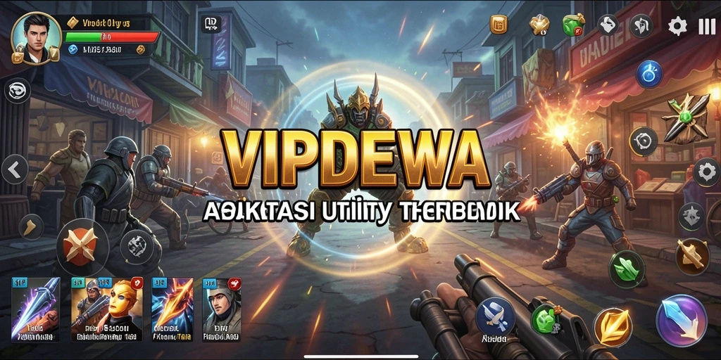 Tampilan antarmuka utama aplikasi VIPDEWA yang sederhana dan intuitif.